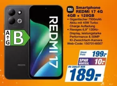 Xiaomi - Smartphone REDMI 17 4G