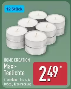 Maxi-Teelichte
