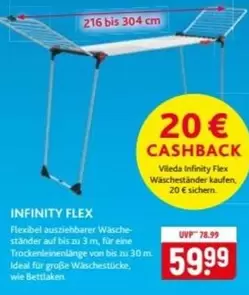 Vileda - Infinity Flex Wäscheständer