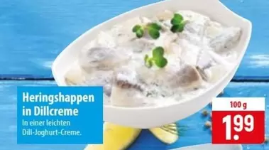 Heringshapppen in Dillcreme