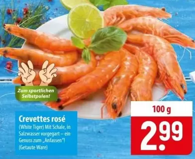 Crevettes rosé