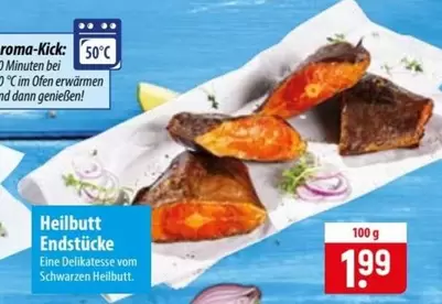 Heilbutt Endstücke