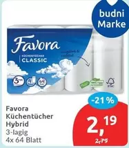 Favora - Kúchentûcher Hybrid
