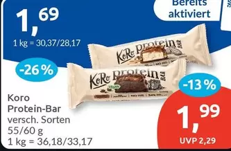Koro - Protein-Bar