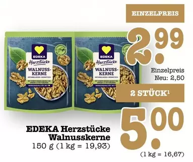 Herzstücke Nusskerne