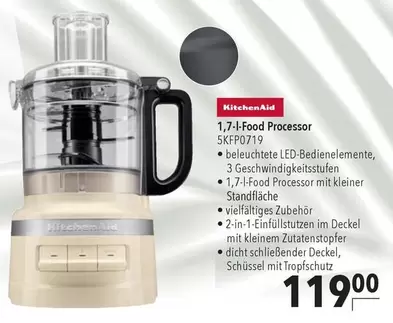 Kitchenaid - 1,7 l-Food Processor 5KFP0719