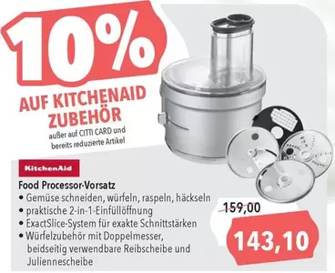Kitchenaid - Food Processor-Vorsatz