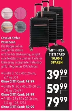 Cavalet Koffer Passadena