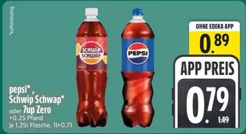 Pepsi - Schwipp Schwapp or 7Up Zero