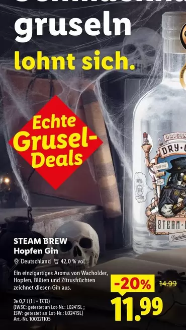 Steam - Hopfen Gin