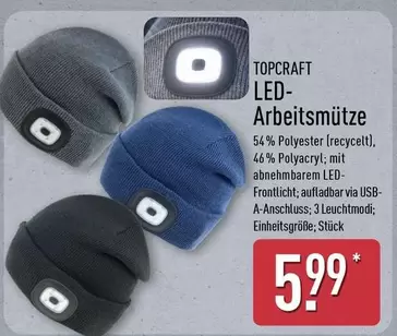 LED-Arbeitsmütze