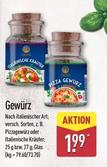 Knorr - Pizzagewürz oder Italienische Kräuter