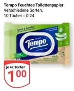 Feuchtes Toilettenpapier