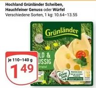 Grünländer Scheiben, Hauchfeiner Genuss oder Würfel