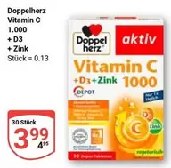 Vitamin C 1.000 + D3 + Zink