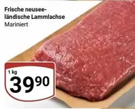 Frische neusee-ländische Lammachse Mariniert