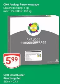 Analoge Personenwaage