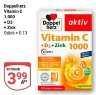 Vitamin C + D3 + Zink 1000