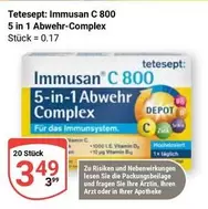 Immusan C 800 5 in 1 Abwehr-Complex
