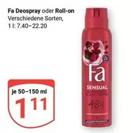 Deospray oder Roll-on
