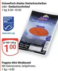Ostseefisch Alaska-Seelachsscheiben oder -Seelachsschnitzel