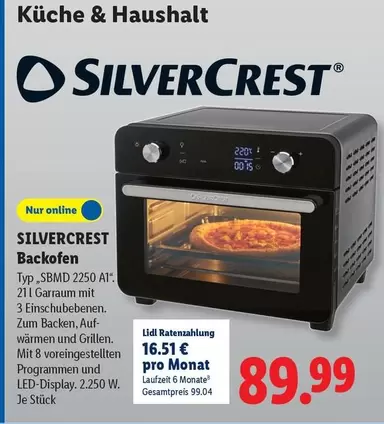 Backofen Typ SB MD 2250 A1