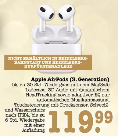 Apple - AirPods (3. Generation)