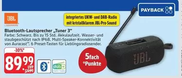 Jbl - Bluetooth-Lautsprecher "Tuner 3"