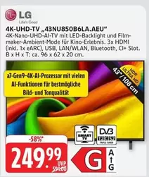 LG - 4K-UHD-TV "43NU850B6LA.AEU"