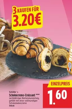 Schokocreme-Croissant