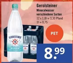 Gerolsteiner - Mineralwasser verschiedene Sorten