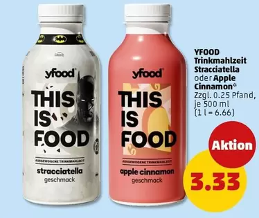 Apple - Trinkmahlzeit Stracciatella oder Cinnamon