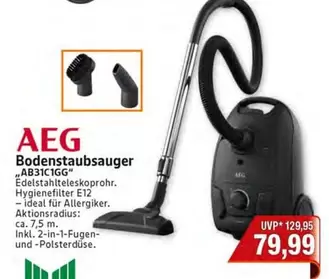 AEG - Bodenstaubsauger "AB31C1GG"