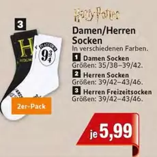 Harry Potter - Damen/Herren Socken