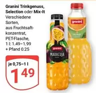 Granini Trinkgenuss, Selection oder Mix-It