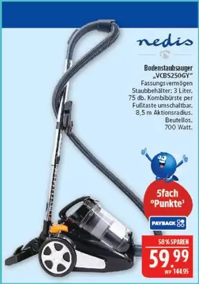 Bodenstaubsauger "VCBS250GY"