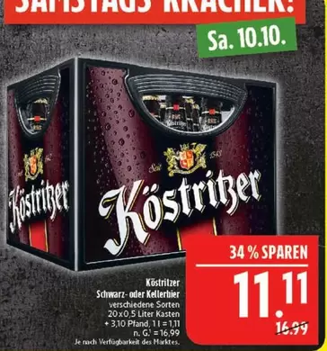 Schwarz- oder Kellerbier