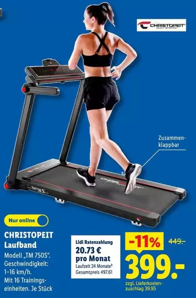 Laufband Modell TM 7505