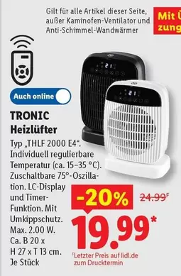 Heizlüfter THLF 2000 E4