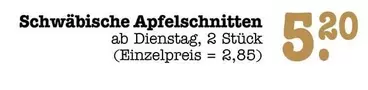 Schwäbische Apfelschnitten