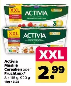 Activia - Müsli & Cerealien oder Fruchtmix*
