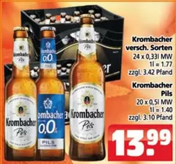 Krombacher - versch. Sorten Pils