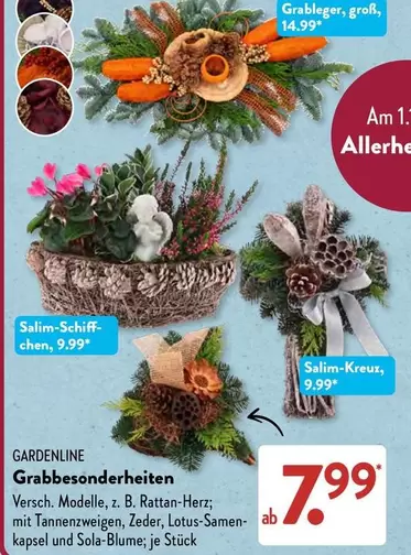 Grabbesonderheiten