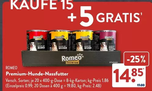 Premium-Hunde-Nassfutter