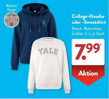 College-Hoodie oder -Sweatshirt