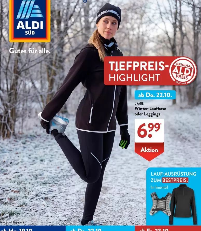Winter-Laufhose oder Leggings