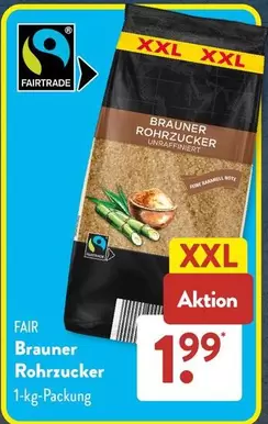 Fairtrade - Brauner Rohrzucker