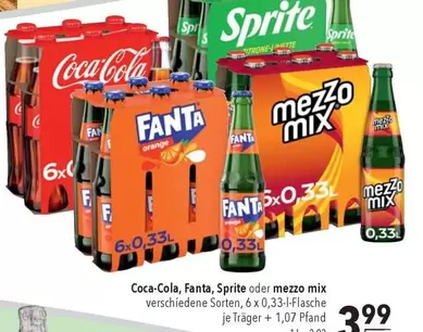 Coca Cola - Coca-Cola, Fanta oder Mezzo Mix