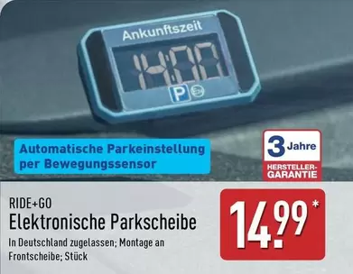 Elektronische Parkscheibe