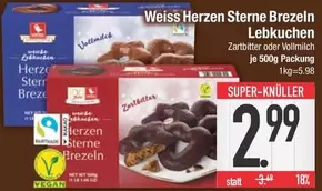 Lebkuchen - Herzen Sterne Brezeln